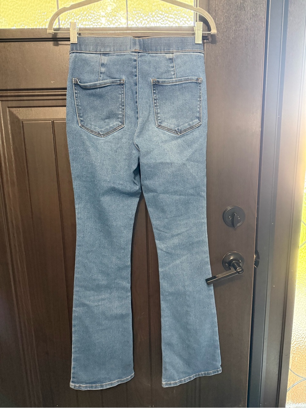 No Boundaries Light Blue Flare Jeans - Picture 3 of 6